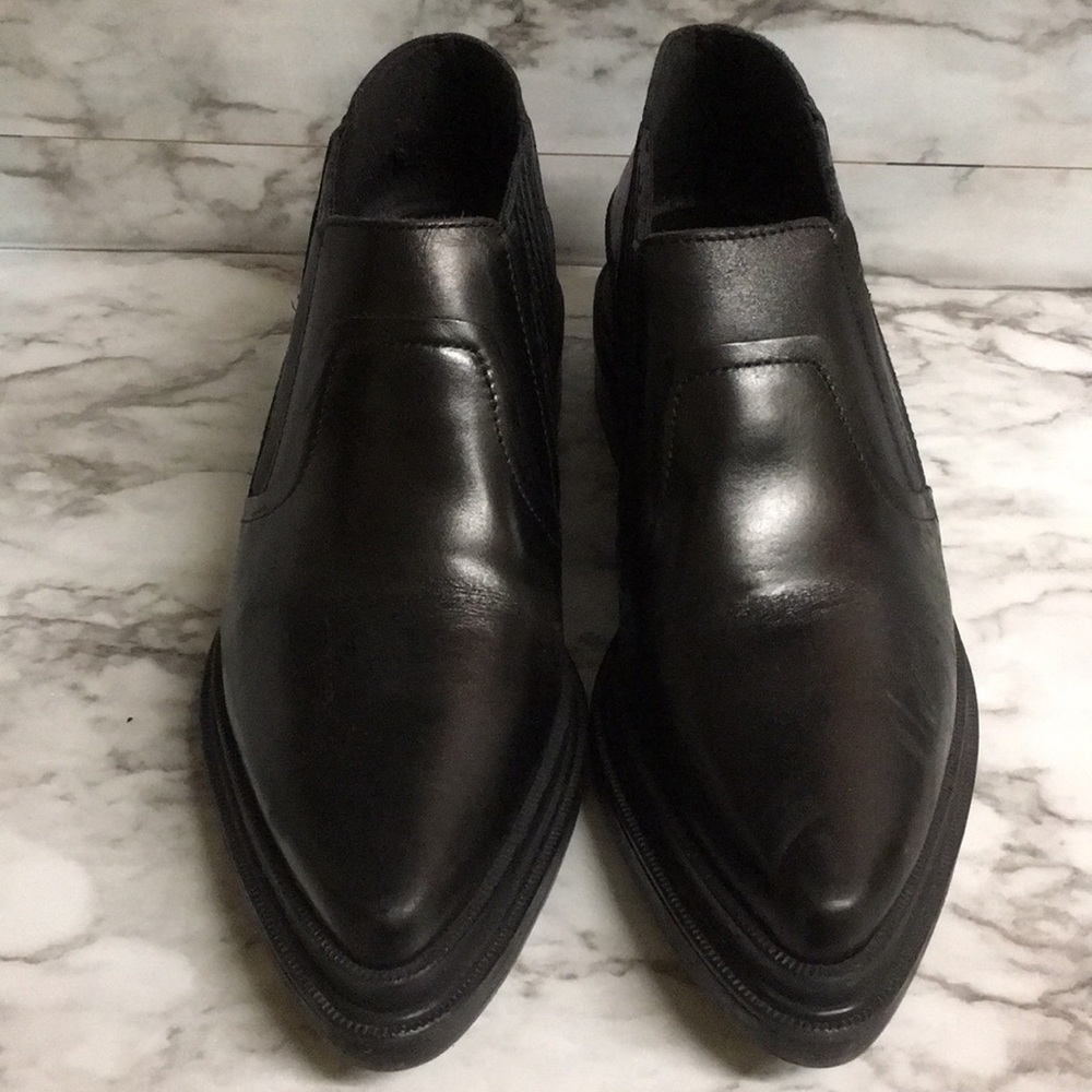 Zara platform pointed toe